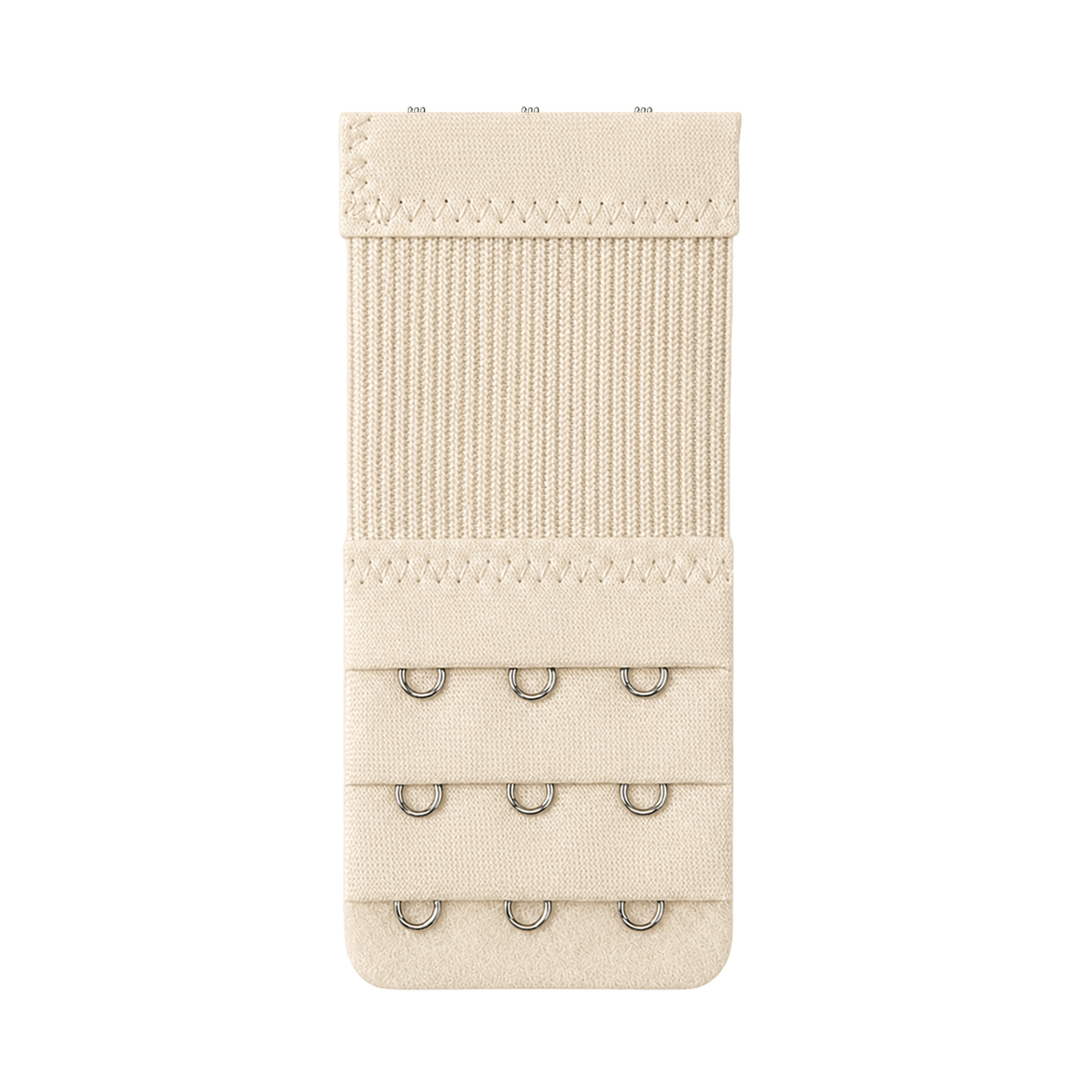 Small three-hook elastic closure