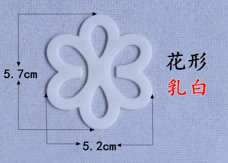 Flower-shaped anti-slip buckle