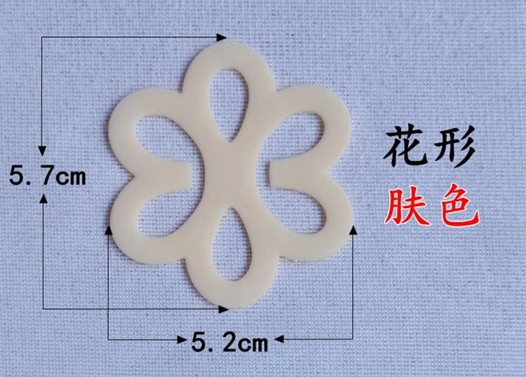 Flower-shaped anti-slip buckle