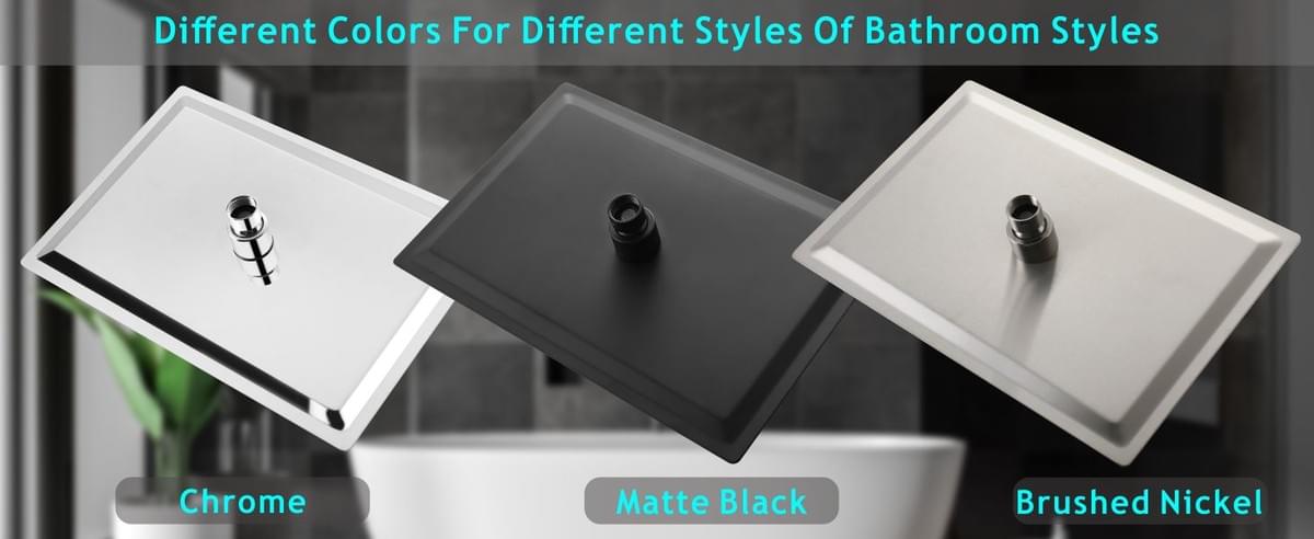 16 * 12 Inch Rectangle Extra Large Rain Shower Head