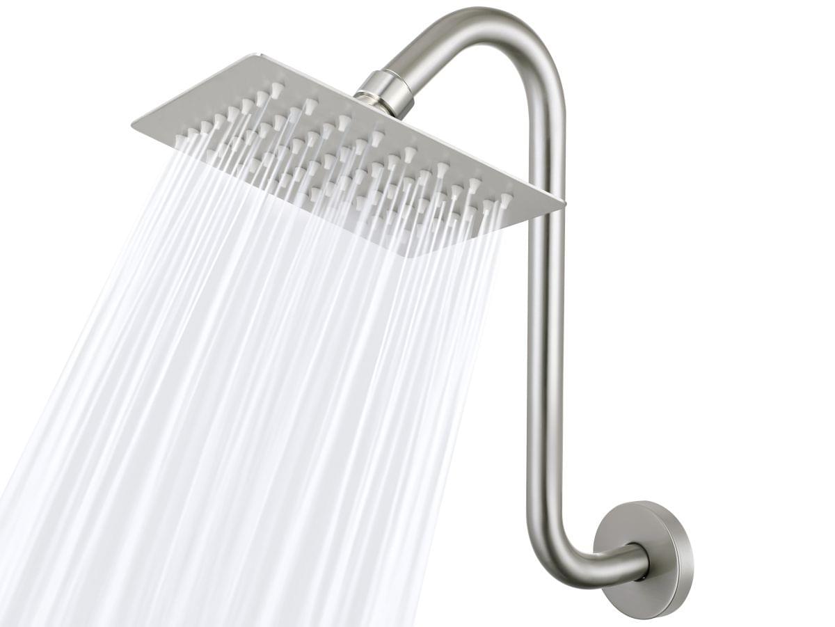 12 Inch Shower Head Extension Arm with Flange