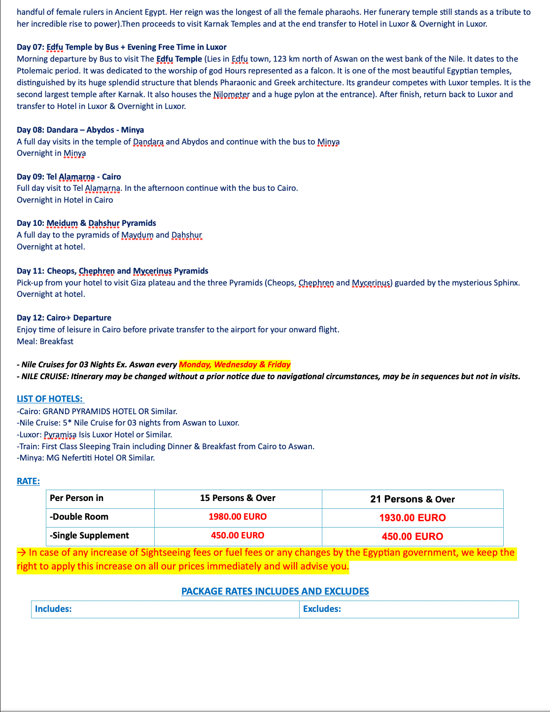 Voyage spirituel vers l'Égypte sacrée 2026