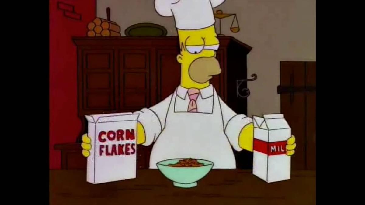 homer preparing breakfast homer preparing breakfast
