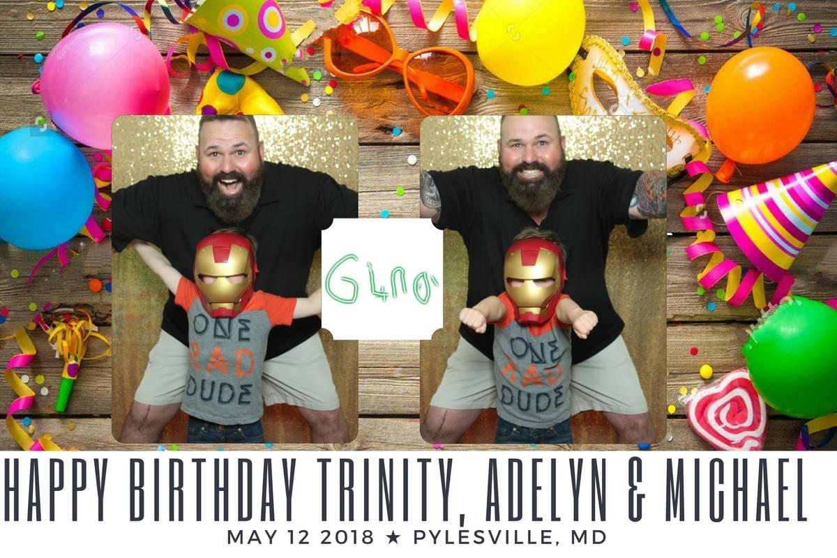 Father and son birthday photo booth props Father and son birthday photo booth props