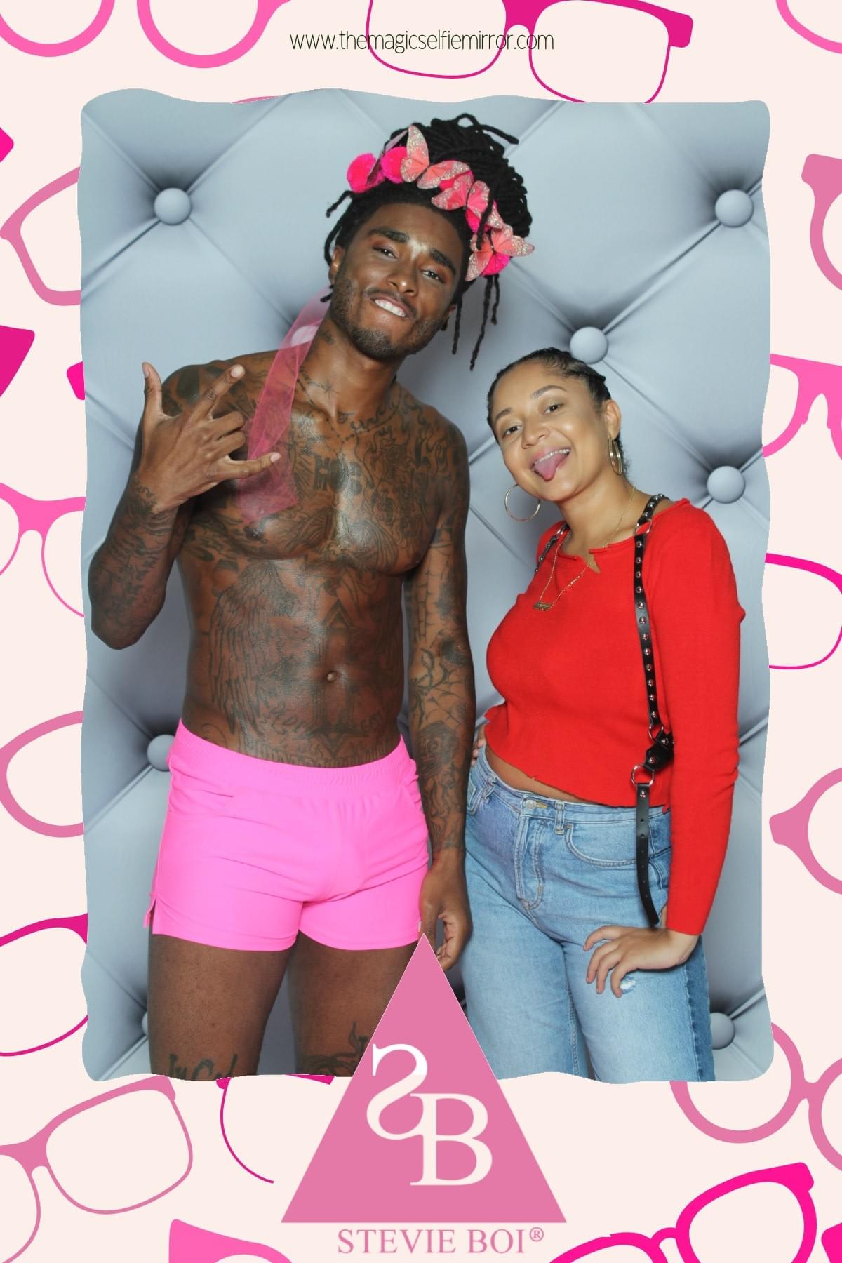 photo booth fun at the Pink by Stevie Boi event for New York Fashion Week photo booth fun at the Pink by Stevie Boi event for New York Fashion Week