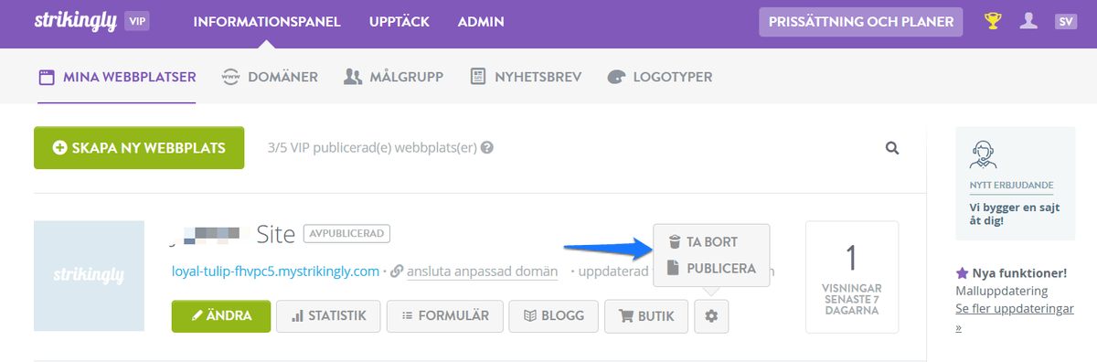 Hur man använder Strikingly för att hantera produktalternativ Hur man använder Strikingly för att hantera produktalternativ