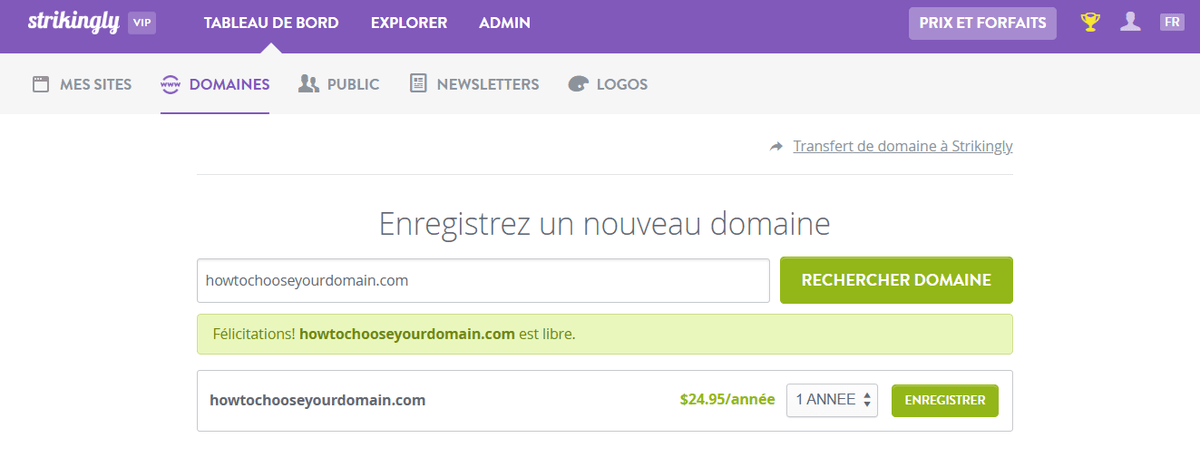 Conseils pour choisir un nom de domaine pour votre site Web Conseils pour choisir un nom de domaine pour votre site Web