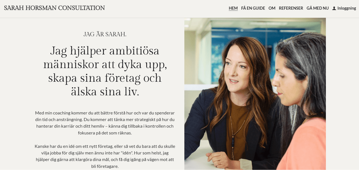 Visa din expertis med Strikingly Visa din expertis med Strikingly