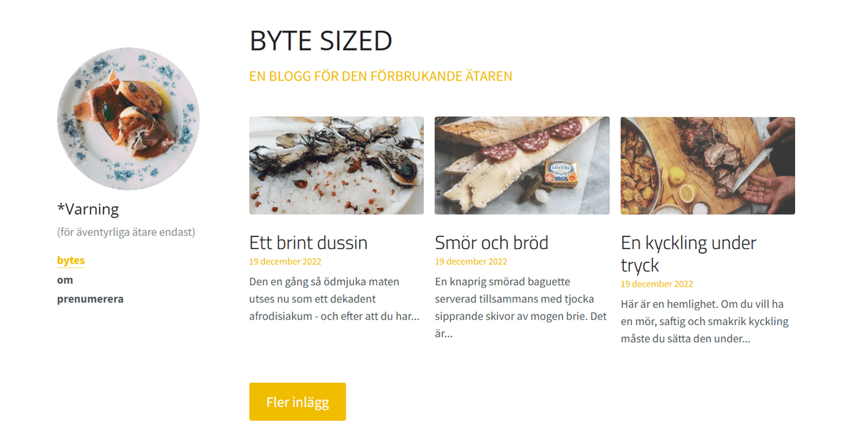 Matbloggar Matbloggar