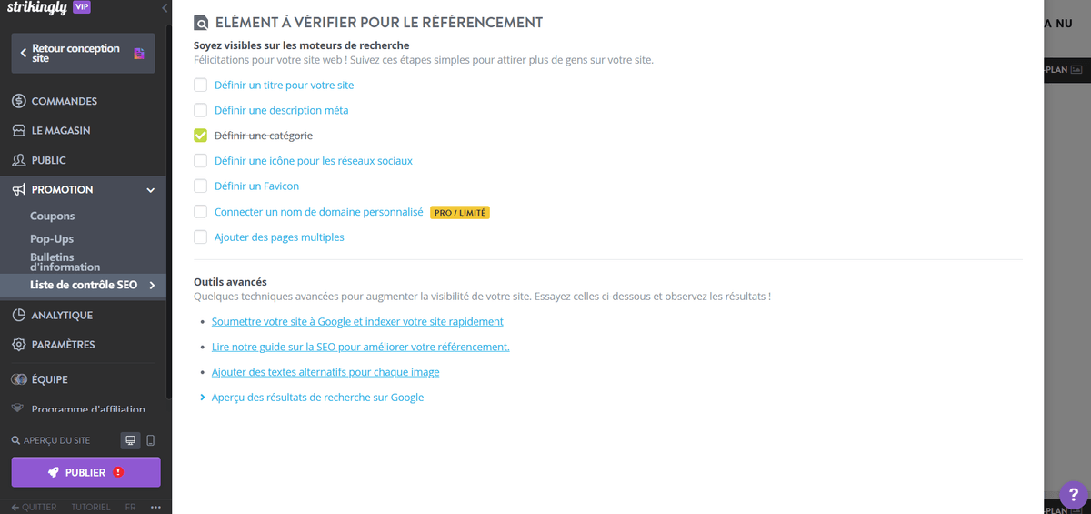 Audit SEO sur la page Audit SEO sur la page