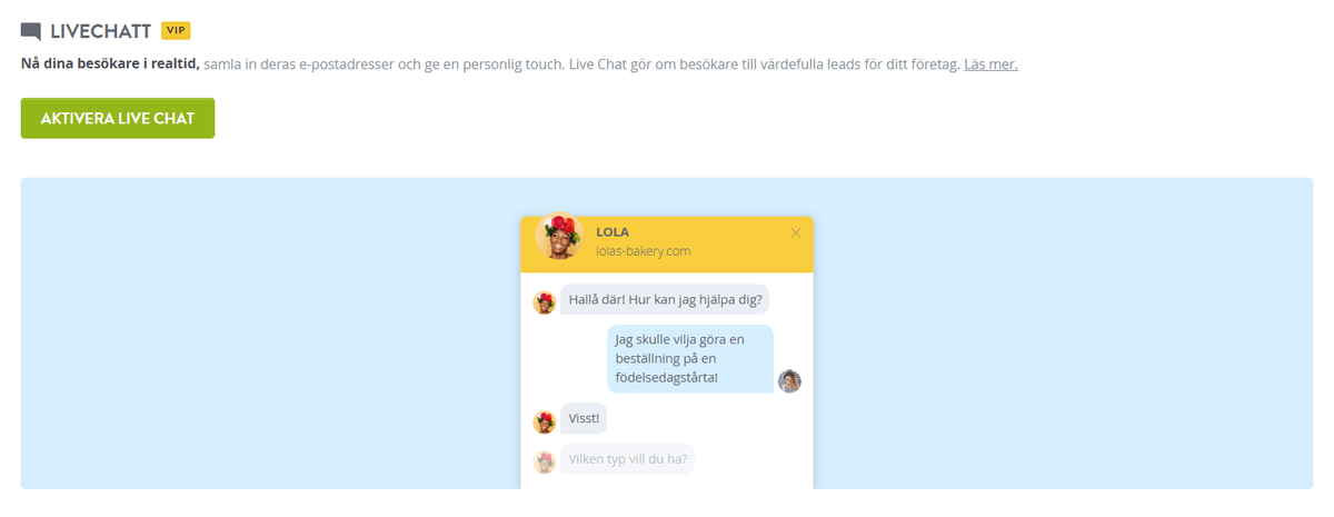Livechattstöd Livechattstöd