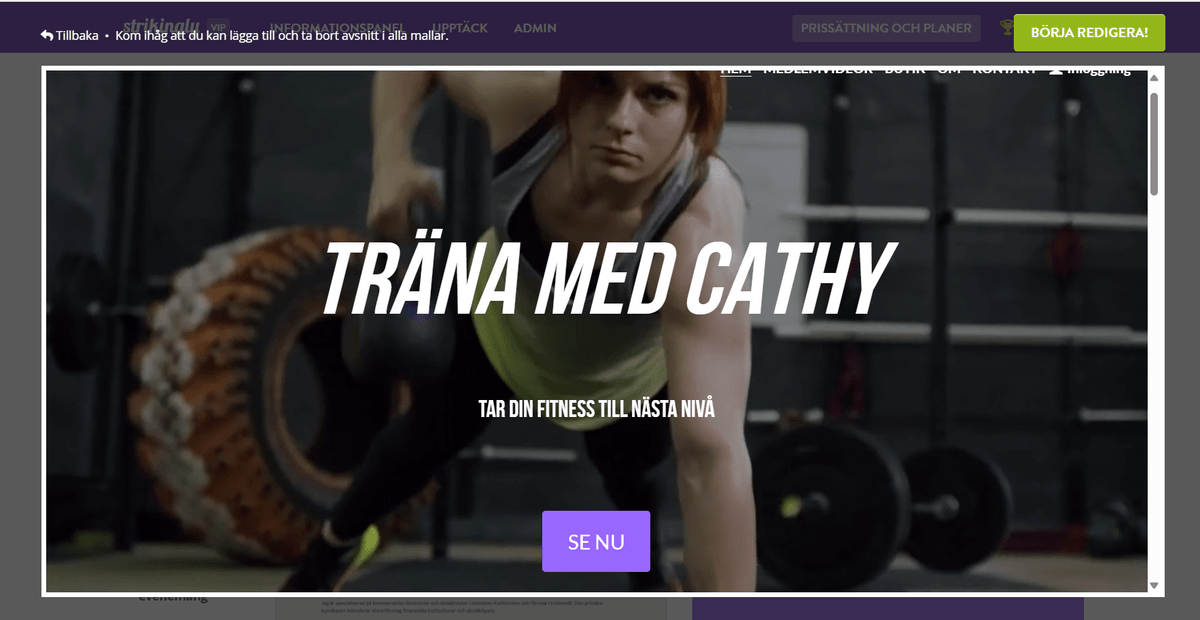 Hur kan Strikingly hjälpa till med annonsering för fitness? Hur kan Strikingly hjälpa till med annonsering för fitness?