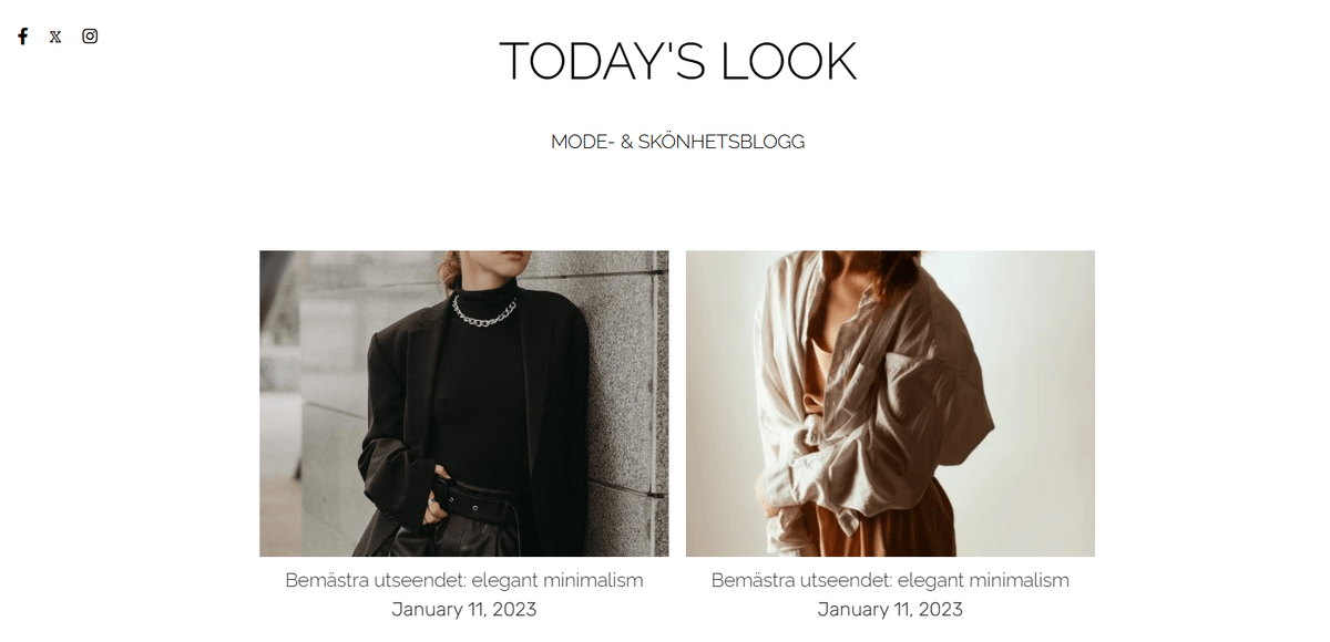 Modebloggar Modebloggar