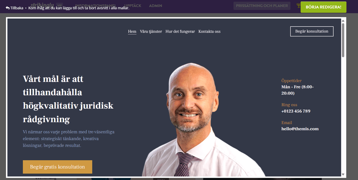 Tydlig uppmaning till handling (CTA) Tydlig uppmaning till handling (CTA)