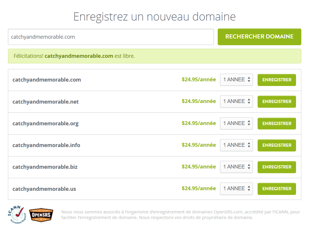 Noms de domaine disponibles pour les startups Noms de domaine disponibles pour les startups