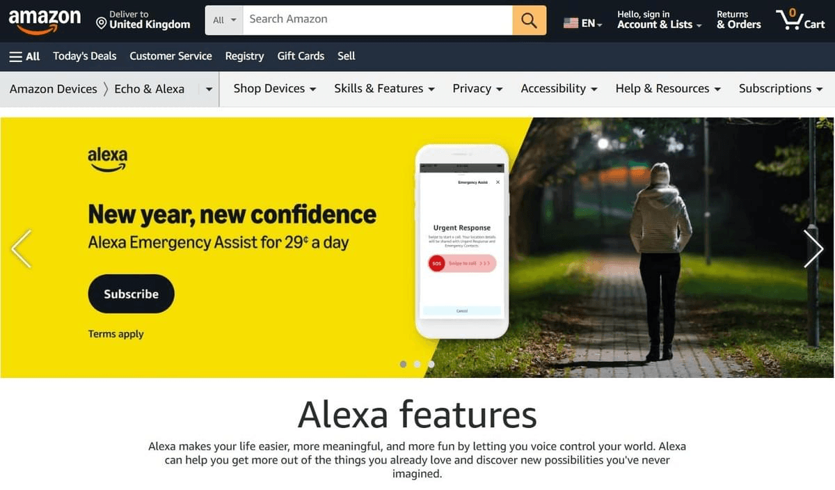 Exemples Notables de Sites Utilisant le Commerce Vocal Exemples Notables de Sites Utilisant le Commerce Vocal