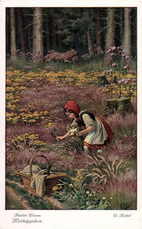 red-riding-hood-otto-kubel-picture-postcard-3 red-riding-hood-otto-kubel-picture-postcard-3