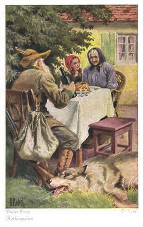 red-riding-hood-otto-kubel-picture-postcard-6 red-riding-hood-otto-kubel-picture-postcard-6