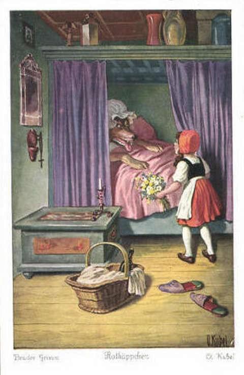 red-riding-hood-otto-kubel-picture-postcard-5 red-riding-hood-otto-kubel-picture-postcard-5