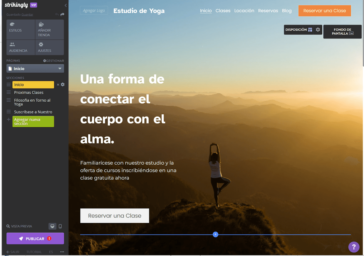 Editor de sitios web sorprendente Editor de sitios web sorprendente