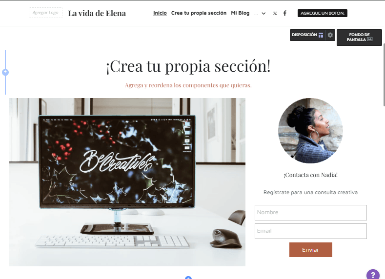 Crea tu propia sección de forma sorprendente Crea tu propia sección de forma sorprendente