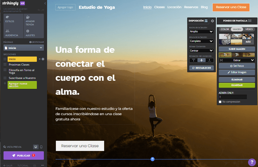 Editor de sitios web sorprendente Editor de sitios web sorprendente