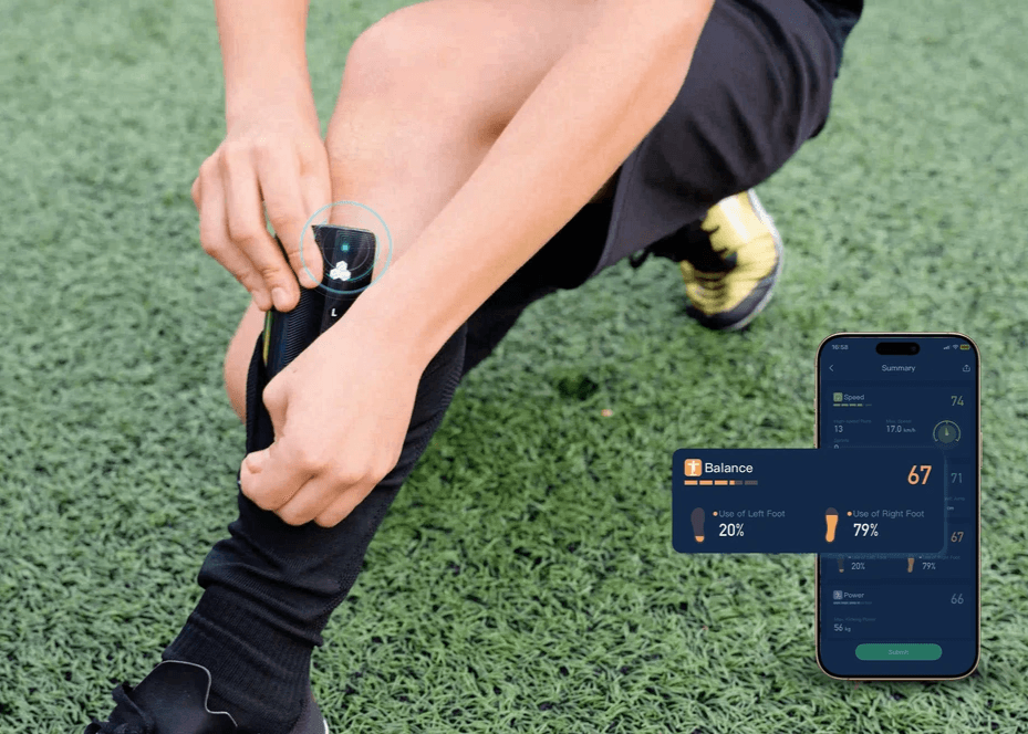 Smart shin guards seamlessly combine physical protection with performance tracking, allowing you to quantify your session loads.  Smart shin guards seamlessly combine physical protection with performance tracking, allowing you to quantify your session loads.