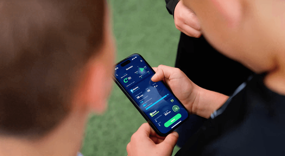 Players using objective data to access their own performance, a good habit helping them understand what they need to improve rather than how they feel. Players using objective data to access their own performance, a good habit helping them understand what they need to improve rather than how they feel.