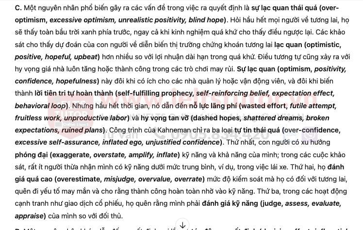 🔥Why Risks Can Go Wrong Answers with location - Đề thi thật IELTS READING- Làm bài online format computer-based, kèm đáp án, dịch & giải thích từ vựng - cấu trúc ngữ pháp khó 🔥Why Risks Can Go Wrong Answers with location - Đề thi thật IELTS READING- Làm bài online format computer-based, kèm đáp án, dịch & giải thích từ vựng - cấu trúc ngữ pháp khó