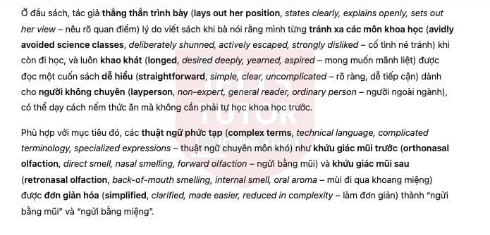 🔥Why good food tastes good? Answers with location - Đề thi thật IELTS READING- Làm bài online format computer-based, kèm đáp án, dịch & giải thích từ vựng - cấu trúc ngữ pháp khó 🔥Why good food tastes good? Answers with location - Đề thi thật IELTS READING- Làm bài online format computer-based, kèm đáp án, dịch & giải thích từ vựng - cấu trúc ngữ pháp khó