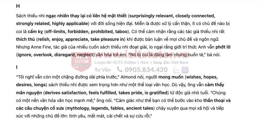 Twist in the Tale Answers with location - Đề thi thật IELTS READING Twist in the Tale Answers with location - Đề thi thật IELTS READING