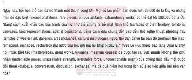 Painters of Time Answers with location - Đề thi thật IELTS READING Painters of Time Answers with location - Đề thi thật IELTS READING