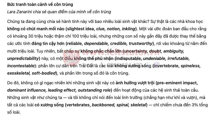 🔥The Bug Picture Answers with location - Đề thi thật IELTS READING- Làm bài online format computer-based, kèm đáp án, dịch & giải thích từ vựng - cấu trúc ngữ pháp khó 🔥The Bug Picture Answers with location - Đề thi thật IELTS READING- Làm bài online format computer-based, kèm đáp án, dịch & giải thích từ vựng - cấu trúc ngữ pháp khó