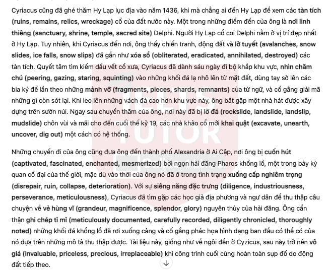 🔥An early cultural tourist answers with location - Đề thi thật IELTS READING- Làm bài online format computer-based, kèm đáp án, dịch & giải thích từ vựng - cấu trúc ngữ pháp khó 🔥An early cultural tourist answers with location - Đề thi thật IELTS READING- Làm bài online format computer-based, kèm đáp án, dịch & giải thích từ vựng - cấu trúc ngữ pháp khó