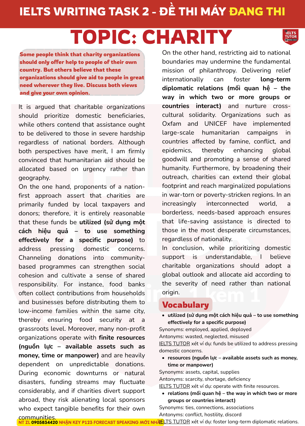 Some people think that charity organizations should only offer help to people of their own country. But others believe that these organizations should give aid to people in great need wherever they live. Discuss both views and give your own opinion. Some people think that charity organizations should only offer help to people of their own country. But others believe that these organizations should give aid to people in great need wherever they live. Discuss both views and give your own opinion.