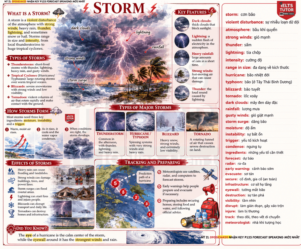 THE LIFE CYCLE OF A STORM THE LIFE CYCLE OF A STORM