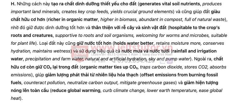 Organic farming and fertilisers - Đề thi thật IELTS READING Organic farming and fertilisers - Đề thi thật IELTS READING