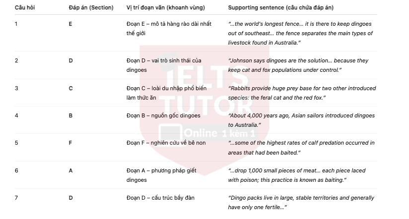 🔥 The dingo debate IELTS READING ACTUAL TEST - Làm bài online format computer-based, kèm giải thích từ vựng (Ngày thi 28/08/2023, 14/3/2024 & 19/3/2024) 🔥 The dingo debate IELTS READING ACTUAL TEST - Làm bài online format computer-based, kèm giải thích từ vựng (Ngày thi 28/08/2023, 14/3/2024 & 19/3/2024) 