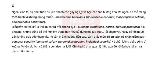 🔥Tourism Development: A Blessing or a Curse? Answers with location - Đề thi thật IELTS READING- Làm bài online format computer-based, kèm đáp án, dịch & giải thích từ vựng - cấu trúc ngữ pháp khó 🔥Tourism Development: A Blessing or a Curse? Answers with location - Đề thi thật IELTS READING- Làm bài online format computer-based, kèm đáp án, dịch & giải thích từ vựng - cấu trúc ngữ pháp khó