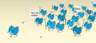 Twitter mob Twitter mob