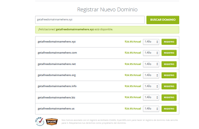 Función de búsqueda de dominios sorprendente Función de búsqueda de dominios sorprendente