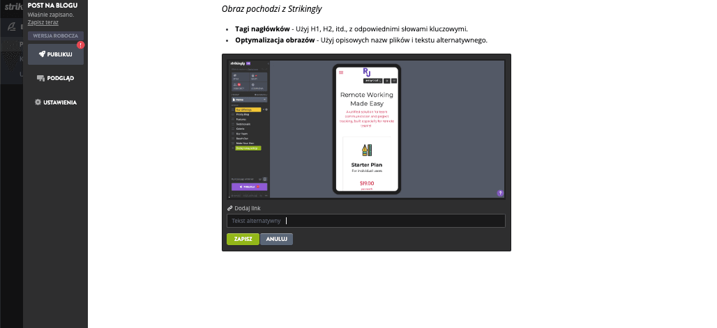 Statyczna kontra dynamiczna strona internetowa - Wybór odpowiedniego projektu strony internetowej dla Twojej firmy - Wykorzystanie Strikingly do optymalizacji SEO - Optymalizacja obrazu Statyczna kontra dynamiczna strona internetowa - Wybór odpowiedniego projektu strony internetowej dla Twojej firmy - Wykorzystanie Strikingly do optymalizacji SEO - Optymalizacja obrazu
