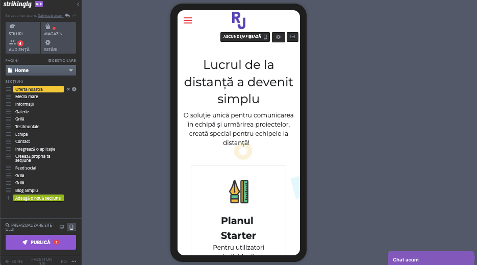 Cum poate Strikingly să te ajute să-ți rebrandezi ușor site-ul - Optimizare pentru mobil Cum poate Strikingly să te ajute să-ți rebrandezi ușor site-ul - Optimizare pentru mobil