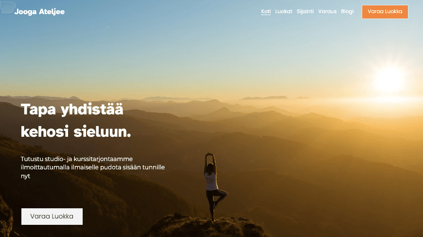 Jooga-malli Strikinglyltä Jooga-malli Strikinglyltä