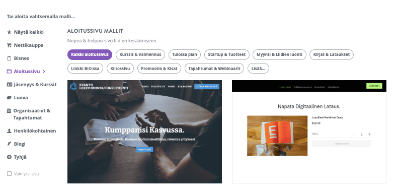 Kuinka rakentaa upea blogisivusto Strikinglyllä - Valitse mallipohja Kuinka rakentaa upea blogisivusto Strikinglyllä - Valitse mallipohja