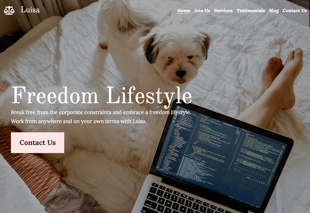 Freedom Lifestyle Template Strikinglyltä Freedom Lifestyle Template Strikinglyltä