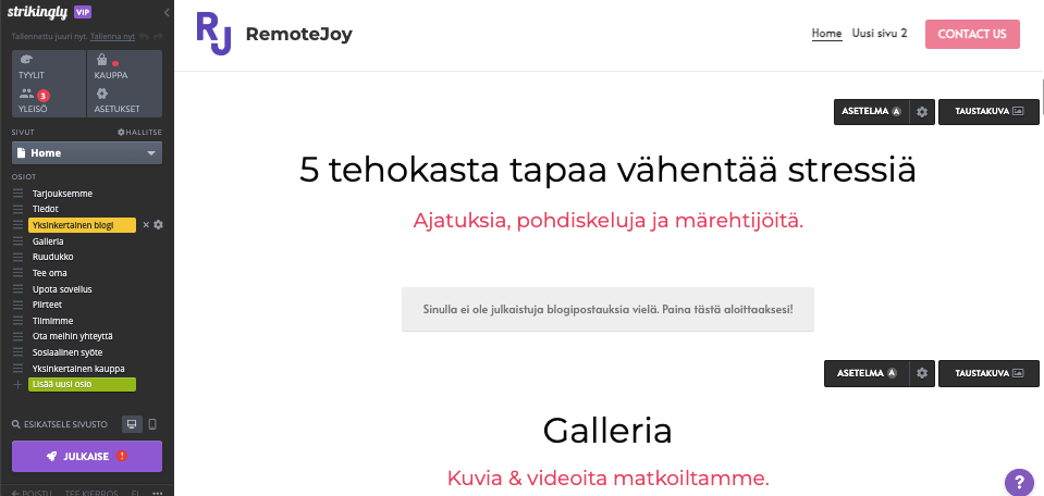 Kuinka lisäät tehtävänkuvauksen yritykselle silmiinpistävästi - Lisää tekstiosio Kuinka lisäät tehtävänkuvauksen yritykselle silmiinpistävästi - Lisää tekstiosio