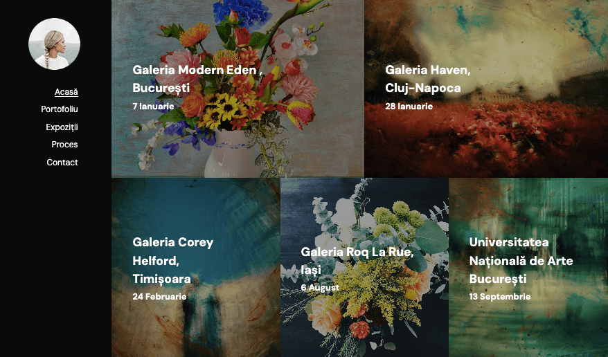 Șablon Equinox de la Strikingly Șablon Equinox de la Strikingly