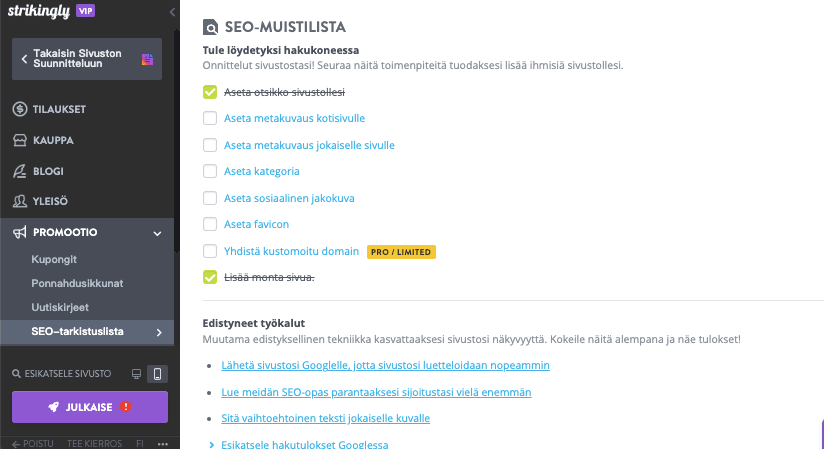Strikinglyn rooli menestyvässä yrityksen omistamisessa - SEO-työkalut Strikinglyn rooli menestyvässä yrityksen omistamisessa - SEO-työkalut