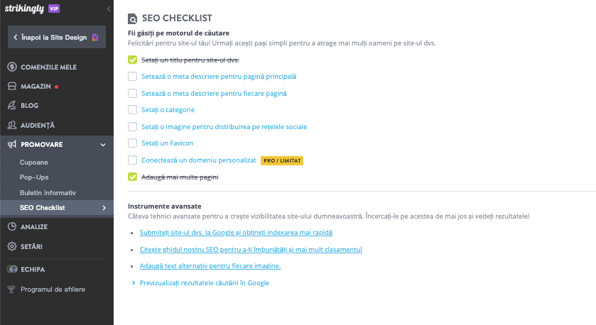 Instrumente SEO Strikingly Instrumente SEO Strikingly